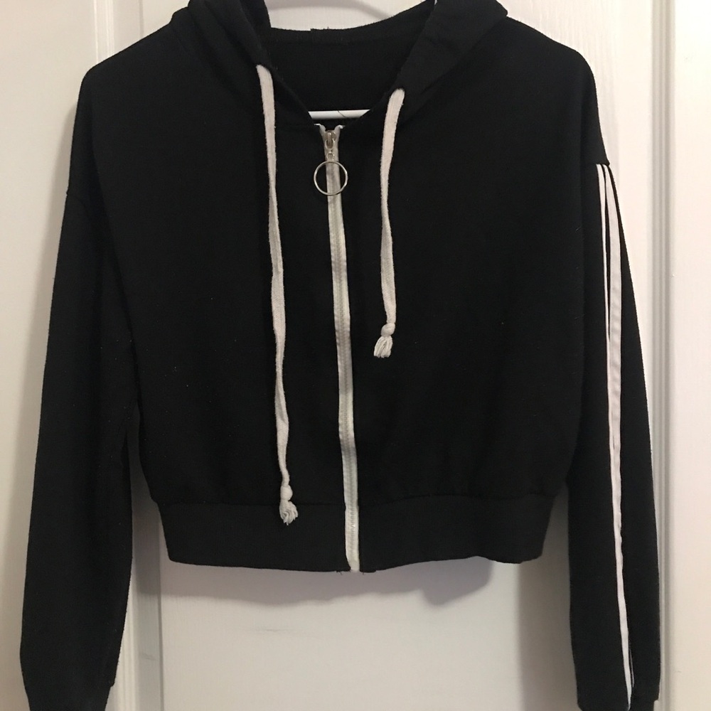 Black Bomber Jacket with Classic Design